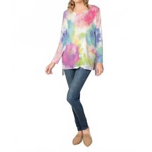 NEW WHIMSY ROSE greta slouchy butterknit top in pink